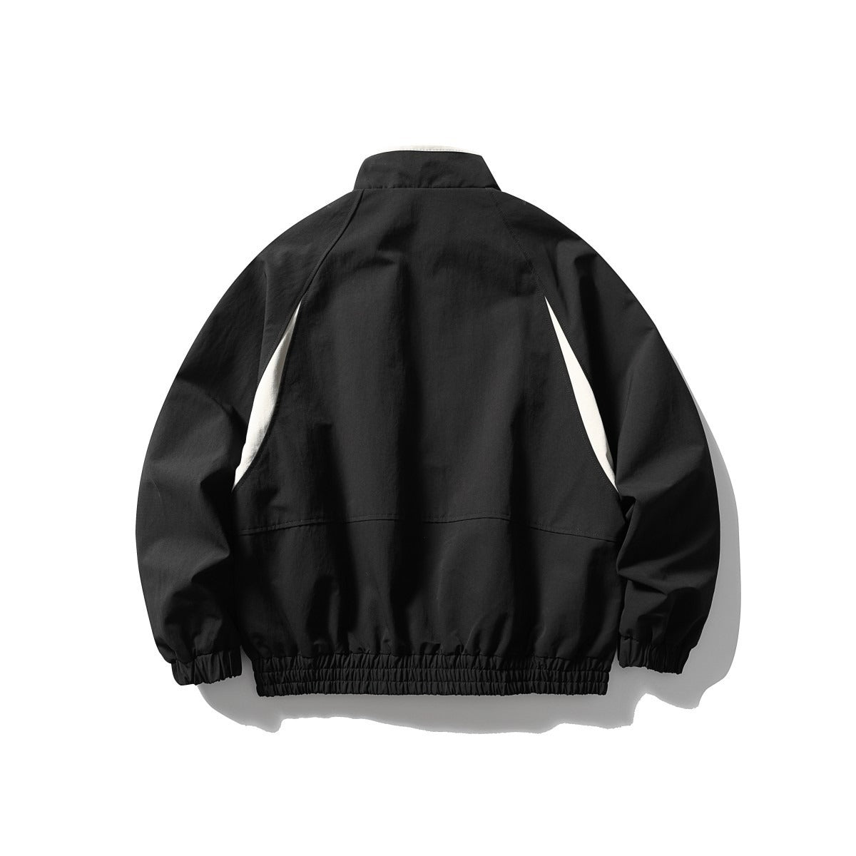 バイカラーラグラン　ZIPスタンドカラージャケット　N1877