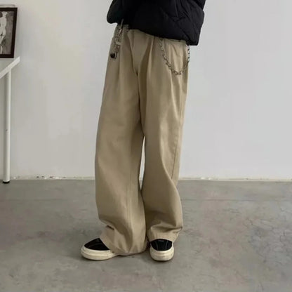 コットンツイル　ワイドチノパンツ　N1891
