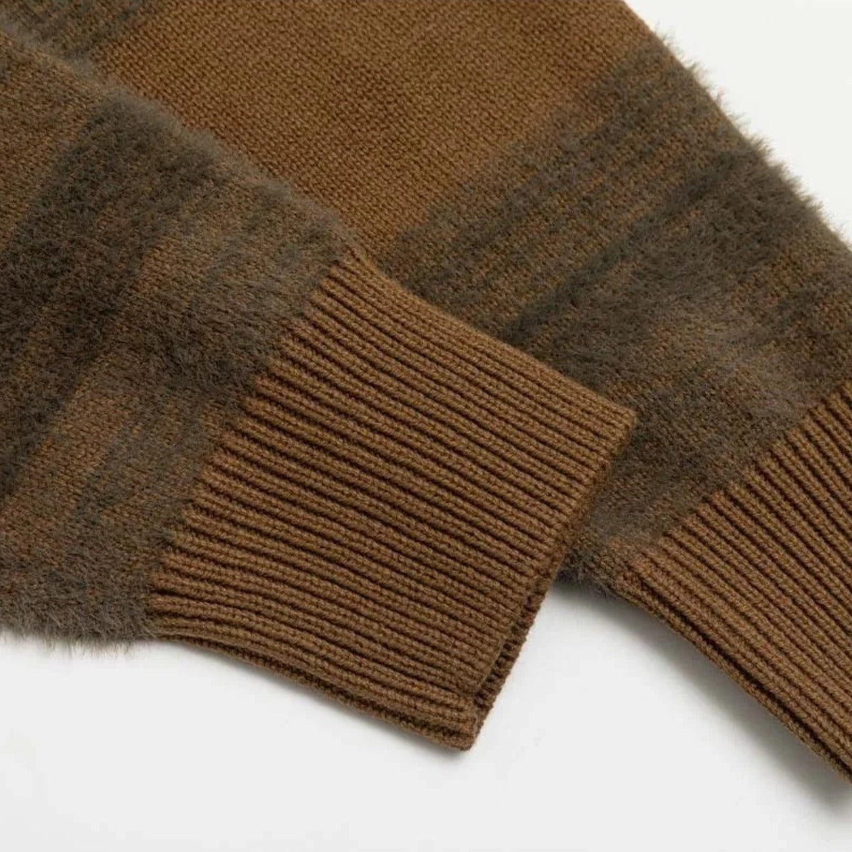 ランダムボーダー　ニットポロ　N1912