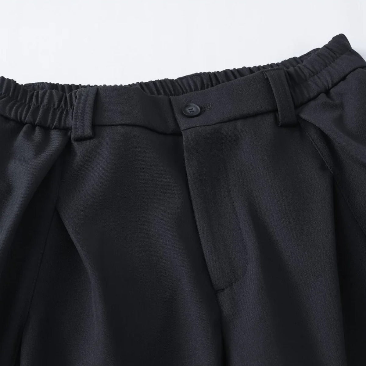 ストレッチポリ　タックバルーンワイドパンツ　N1919