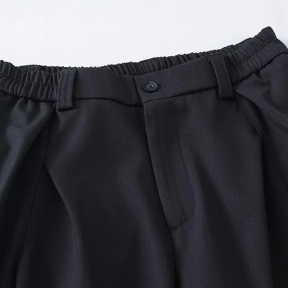 ストレッチポリ　タックバルーンワイドパンツ　N1919