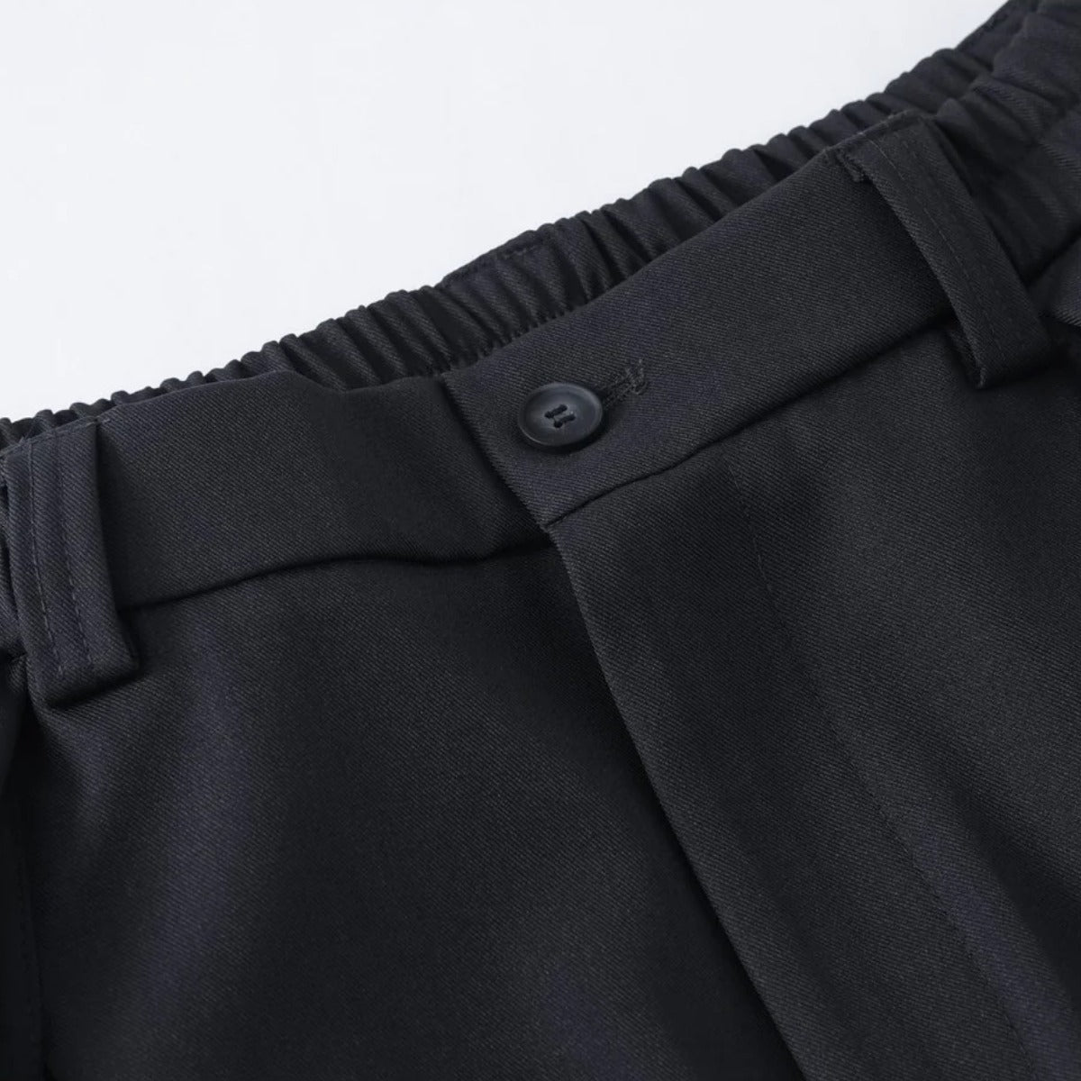 ストレッチポリ　タックバルーンワイドパンツ　N1919