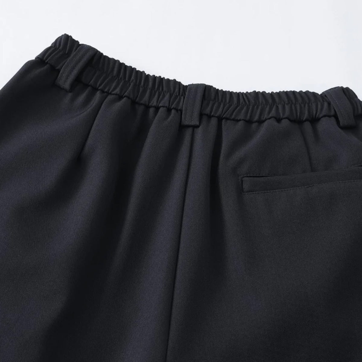 ストレッチポリ　タックバルーンワイドパンツ　N1919