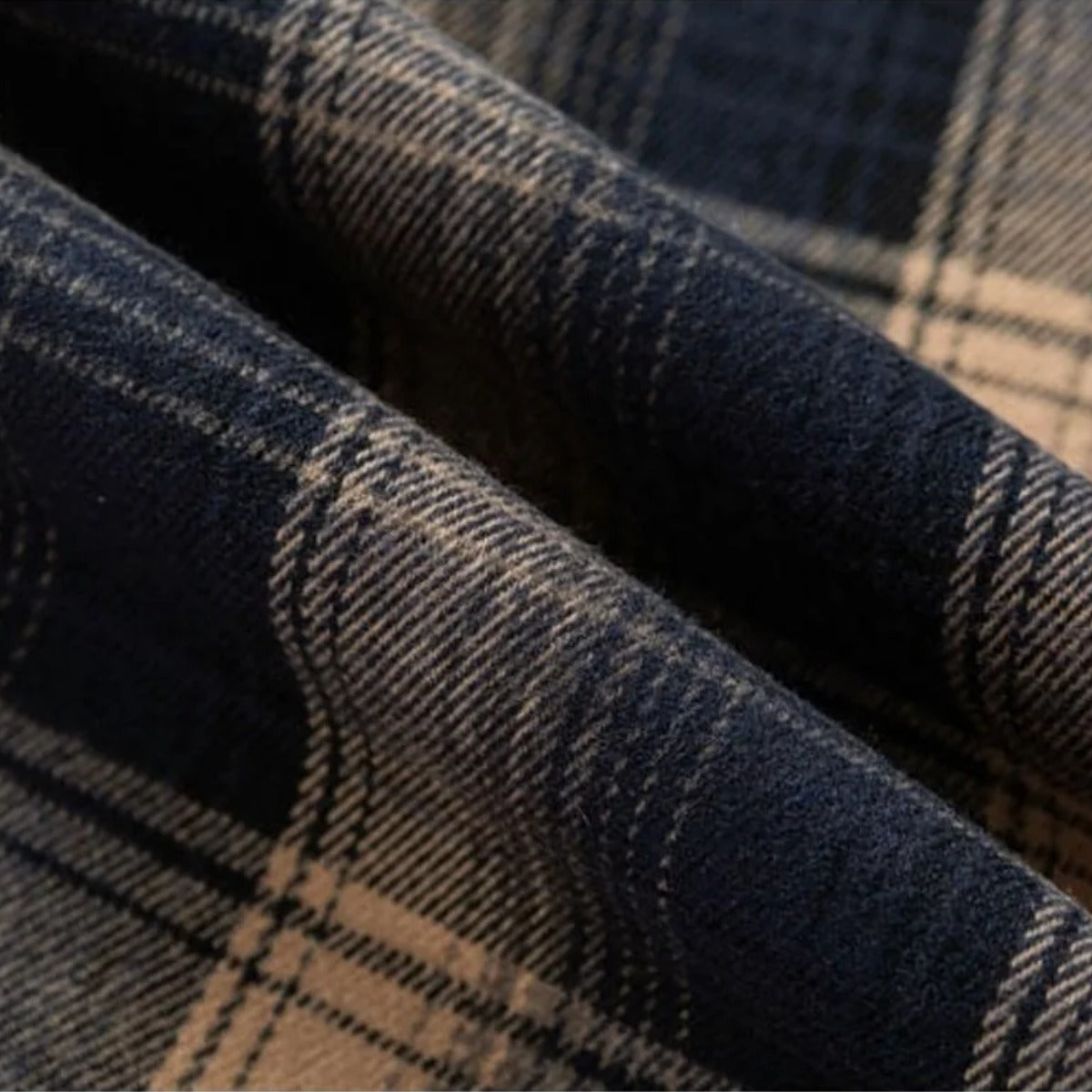 ストレッチ　オンブレチェック　レギュラーシャツ　N1938