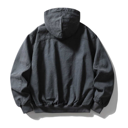 コットン　フーデッドZIPジャケット　N1943