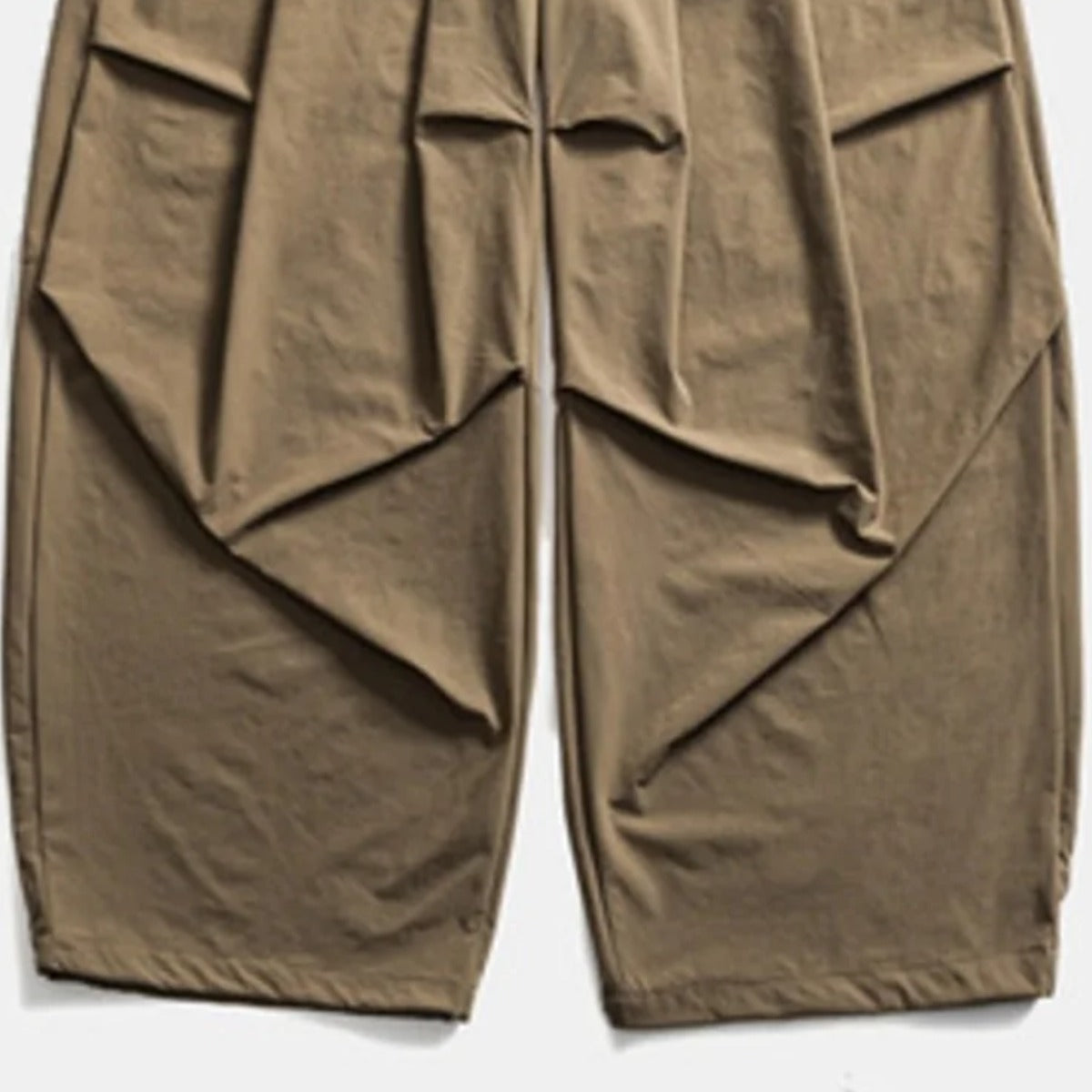 ストレッチナイロン　タックバルーンパンツ　N1945