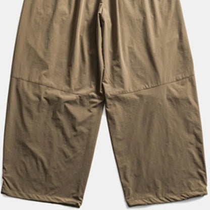 ストレッチナイロン　タックバルーンパンツ　N1945
