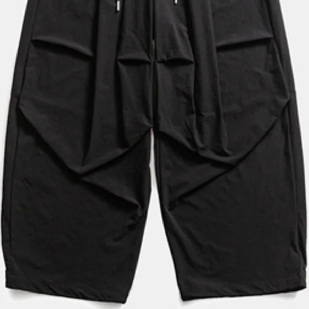 ストレッチナイロン　タックバルーンパンツ　N1945