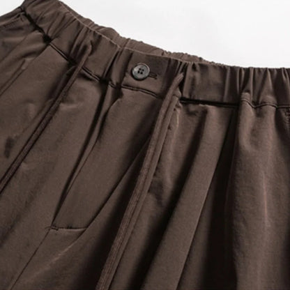 ストレッチナイロン　タックバルーンパンツ　N1945
