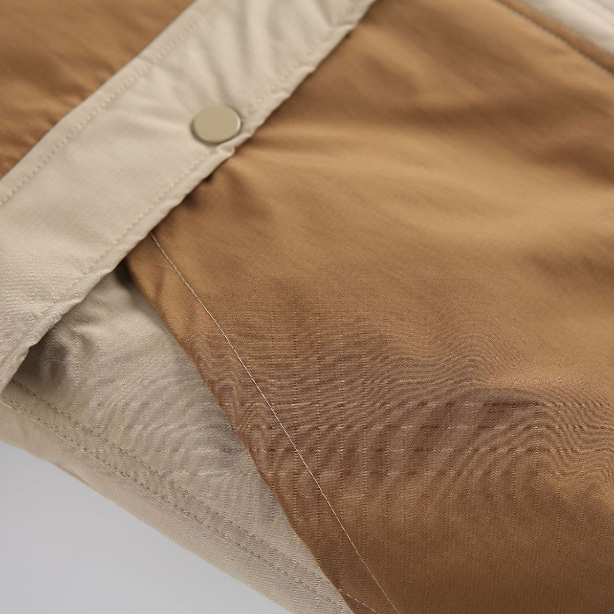 パデッド　バイカラー　スタンドカラーブルゾン　N2010